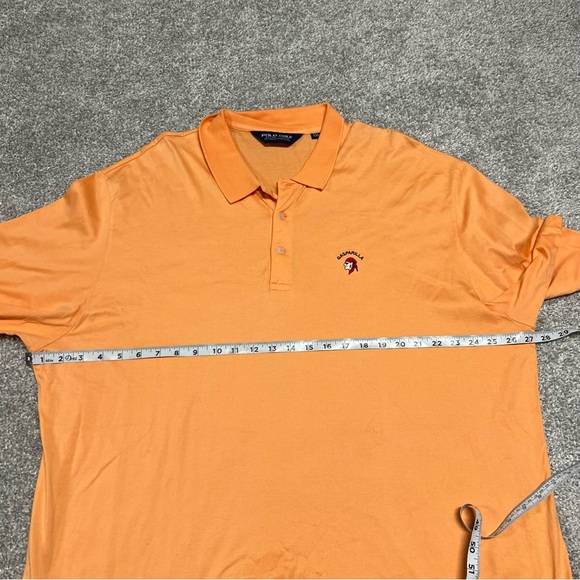 Polo Golf Polo shirt men’s xxl Gasparilla orange Ralph Lauren logo vtg - Picture 3 of 8